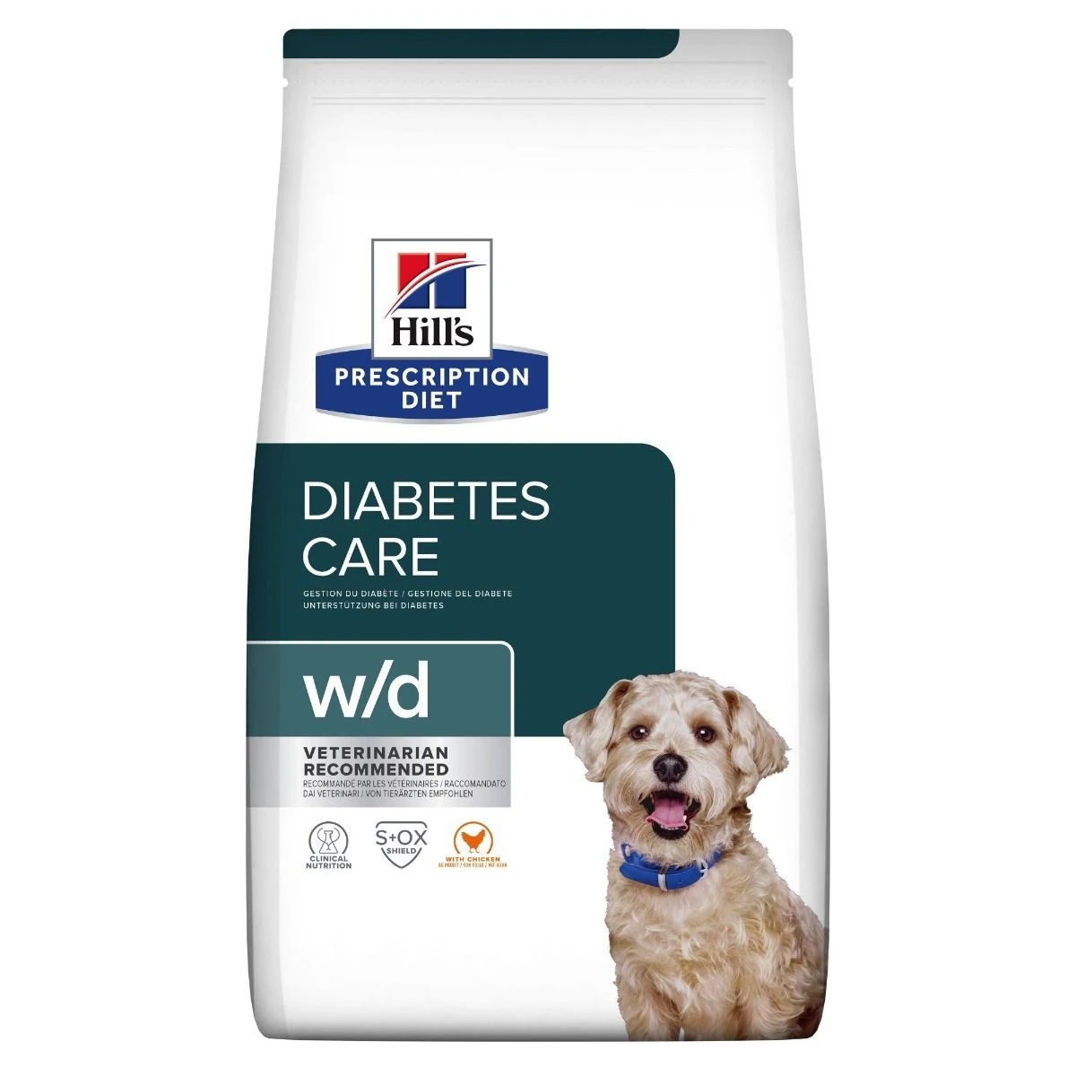 Hill's Hill’s Prescription Diet W/D – Hondenvoer Met Kip – 4kg 1 Hill's Hill’s Prescription Diet W/D – Hondenvoer Met Kip – 4kg