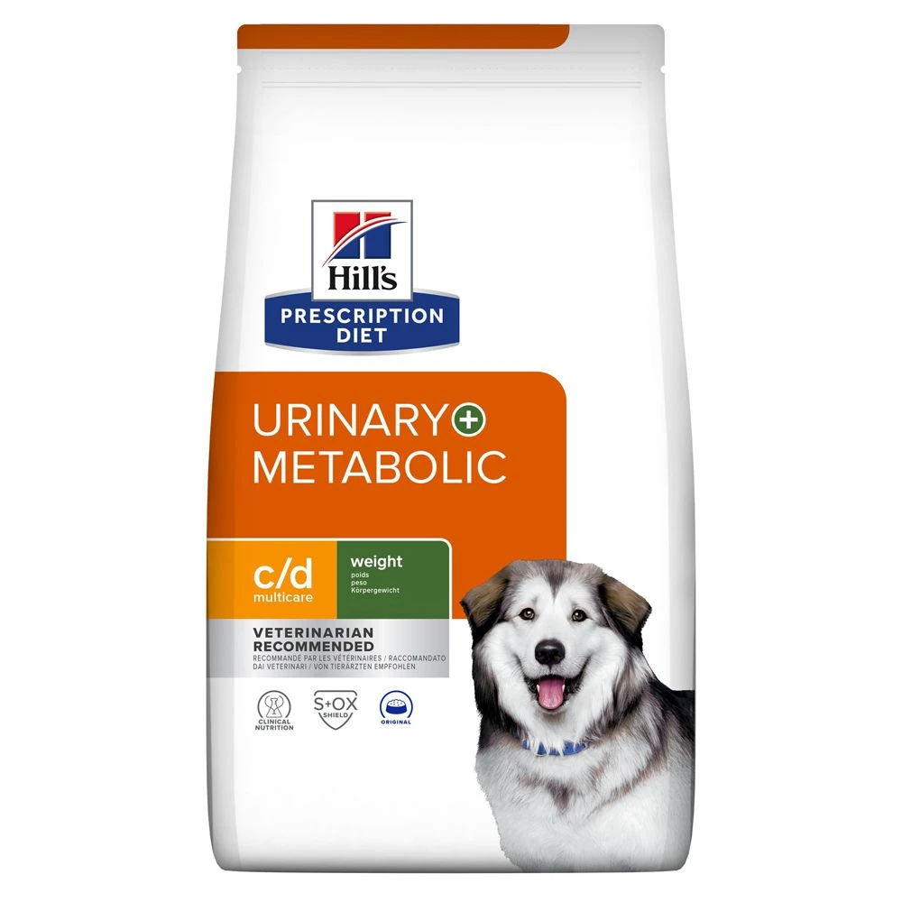 Hill's Prescription Diet C/d Multicare + Metabolic, Urinary + Weight Care Hondenvoer 12kg 1 Hill's Prescription Diet C/d Multicare + Metabolic, Urinary + Weight Care Hondenvoer 12kg
