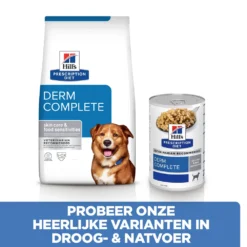 Hill's Prescription Diet Derm Complete Environmental/food Sensitivities Hondenvoer Met Rijst & Ei 1.5kg -Blaf Miauw Verkoopwinkel 52742038704 5 NL