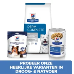 Hill's Prescription Diet Derm Complete Mini Environmental/food Sensitivities Hondenvoer Met Rijst & Ei 1kg -Blaf Miauw Verkoopwinkel 52742038797 5