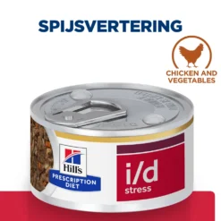 Hill's I/D Stress Kip & Groenten Stoofpotje Hond 24x156g -Blaf Miauw Verkoopwinkel 52742039817 1 NL
