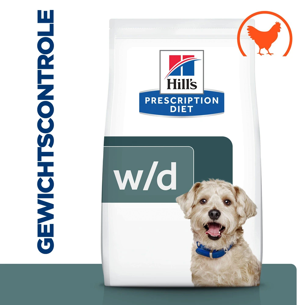 Hill's Hill’s Prescription Diet W/D – Hondenvoer Met Kip – 4kg 2 Hill's Hill’s Prescription Diet W/D – Hondenvoer Met Kip – 4kg - Afbeelding 2