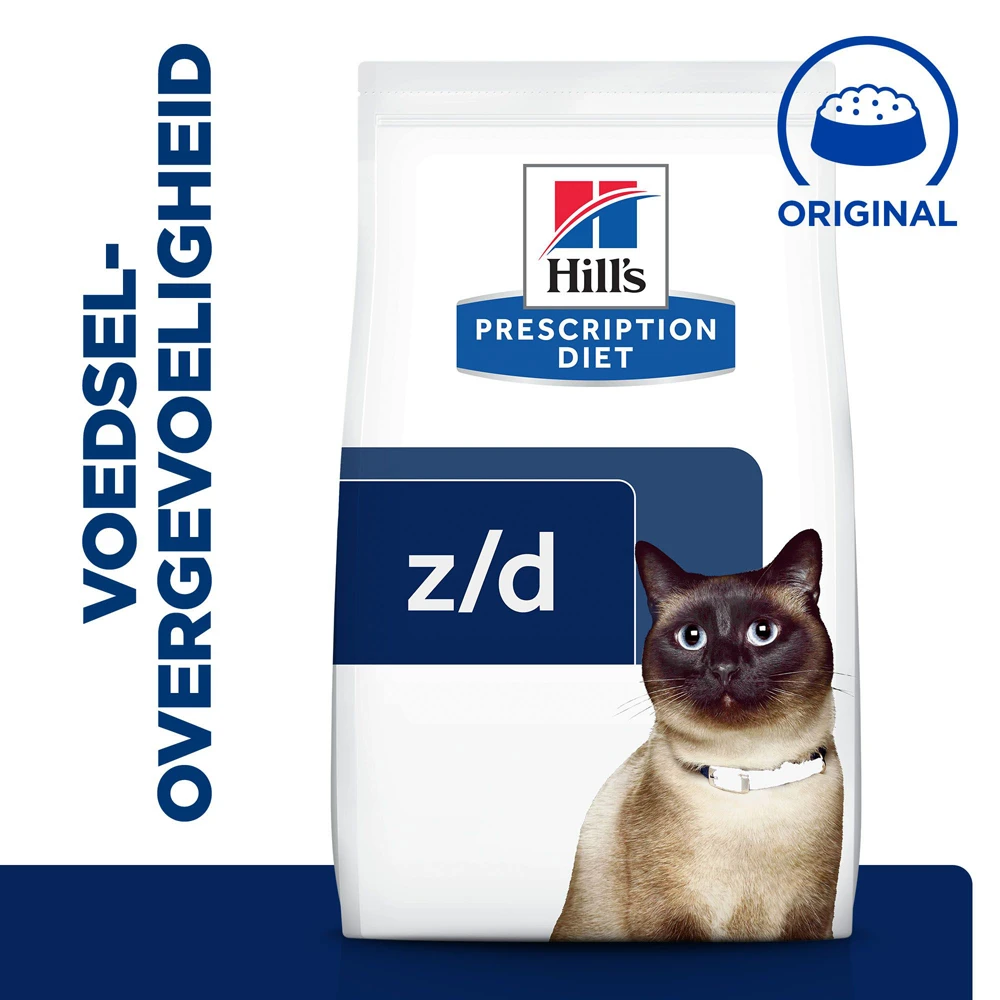 Hill's Prescription Diet Z/d Food Sensitivities Kattenvoer 1.5kg 2 Hill's Prescription Diet Z/d Food Sensitivities Kattenvoer 1.5kg - Afbeelding 2