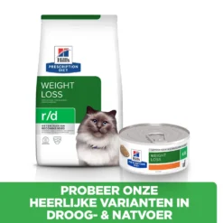 Hill's Prescription Diet R/d Weight Reduction Kattenvoer Met Kip 3kg 12 Hill's Prescription Diet R/d Weight Reduction Kattenvoer Met Kip 3kg -Blaf Miauw Verkoopwinkel 52742048185 5 NL
