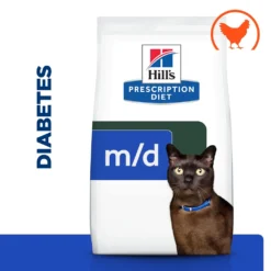 Hill's Hill’s Prescription Diet M/D – Kattenvoer Met Kip – 1,5kg -Blaf Miauw Verkoopwinkel 52742048208 1 NL