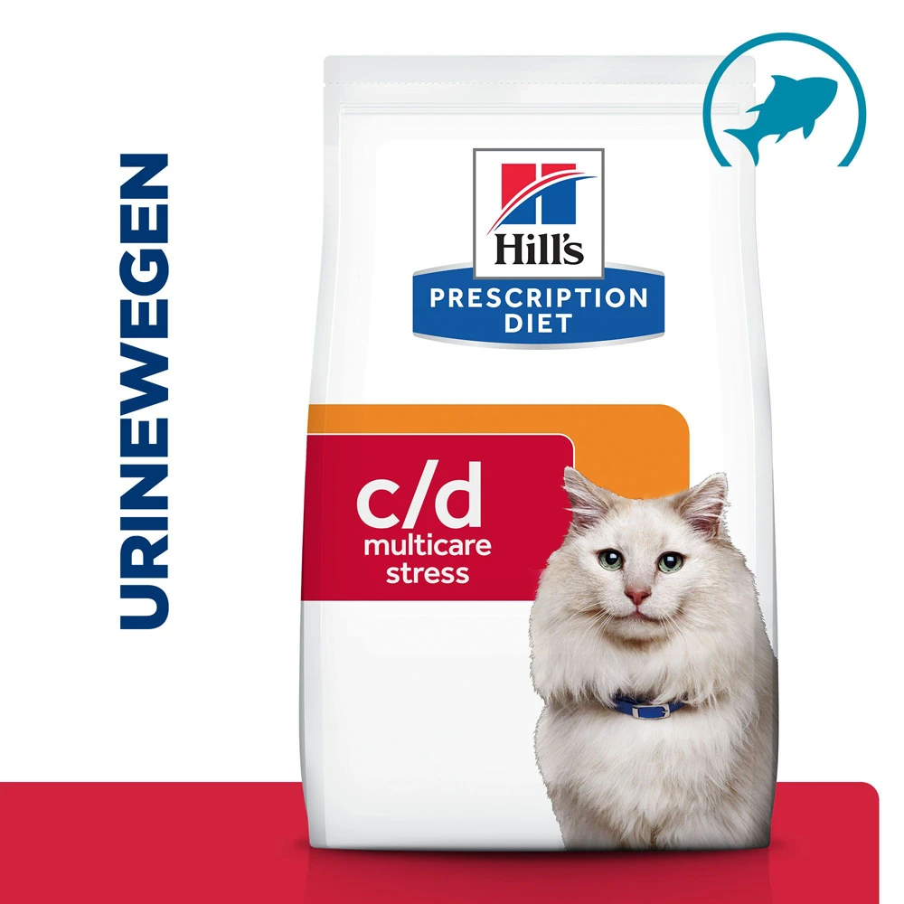 Hill's Prescription Diet C/d Multicare Stress Urinary Care Kattenvoer Met Zeevis 3kg 2 Hill's Prescription Diet C/d Multicare Stress Urinary Care Kattenvoer Met Zeevis 3kg - Afbeelding 2