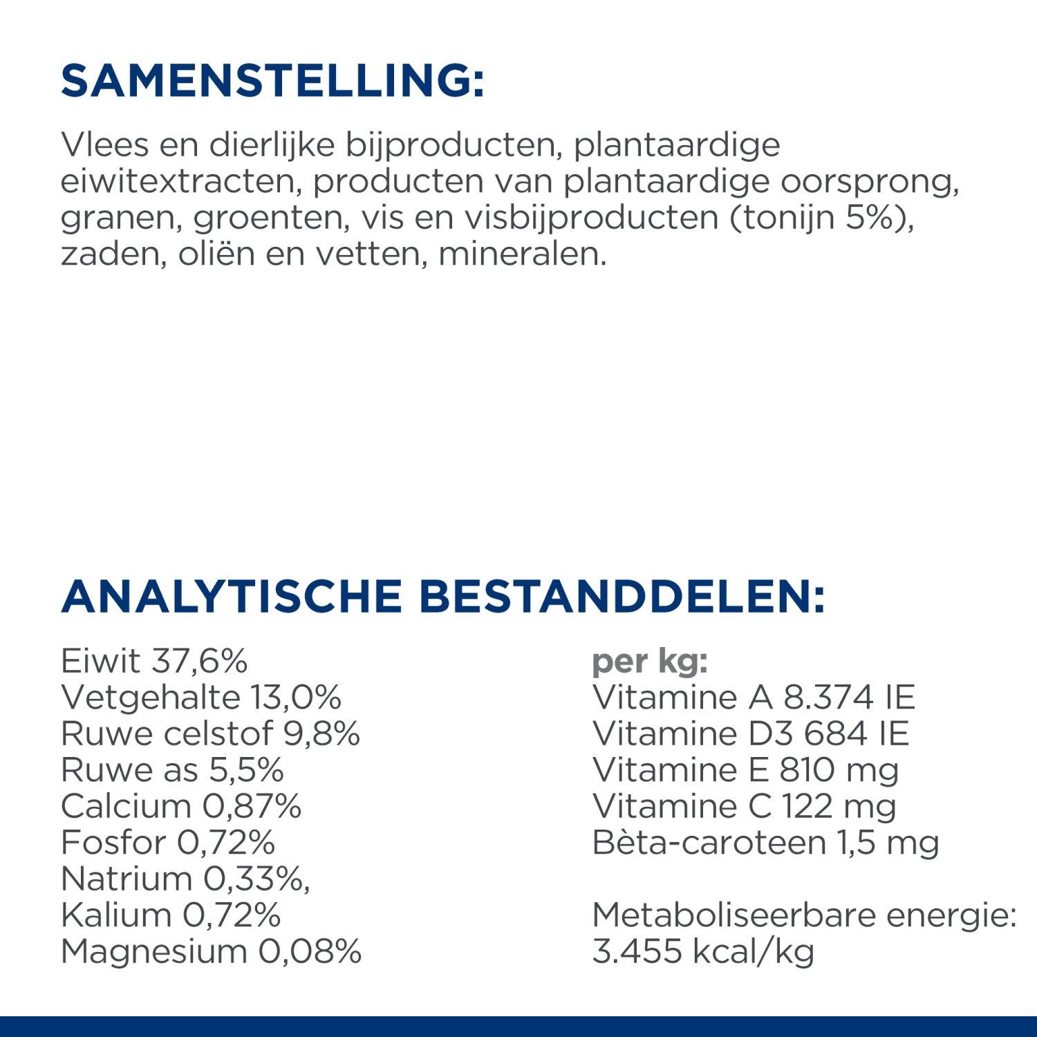 Hill's Prescription Diet Metabolic Tonijn Voor Kat 3kg 8 Hill's Prescription Diet Metabolic Tonijn Voor Kat 3kg - Afbeelding 8