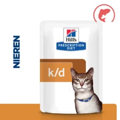 Hill's Hill’s Prescription Diet K/D – Kattenvoer Met Zalm – Maaltijdzakjes 12x85g -Blaf Miauw Verkoopwinkel 52742188416 1 NL
