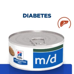 Hill's Hill’s Prescription Diet M/D Minced – Kattenvoer – 24x156g -Blaf Miauw Verkoopwinkel 52742428109 1 NL