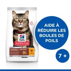 Hill's Hill’s Science Plan Mature Adult Hairball & Indoor Kip 1,5kg -Blaf Miauw Verkoopwinkel 52742761008 2 science plan chat hairball indoor chat g interieur croquettes poulet