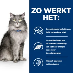 Hill's Hill’s Prescription Diet L/D – Kattenvoer Met Kip – 1,5kg -Blaf Miauw Verkoopwinkel 52742869506 2 NL