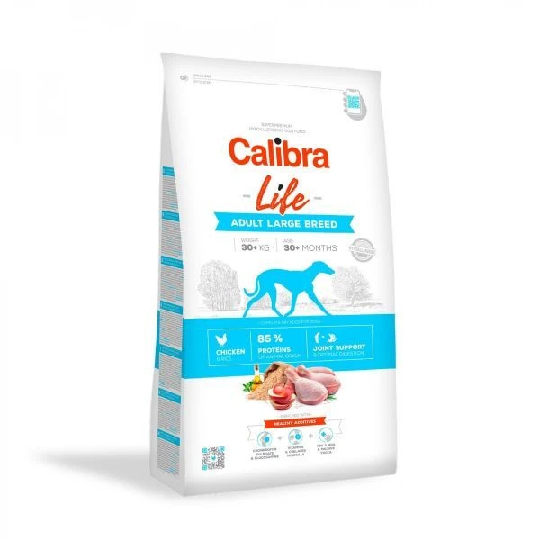 Calibra Hypoallergenic Hond Adult Large Breed Kip 12kg 1 Calibra Hypoallergenic Hond Adult Large Breed Kip 12kg