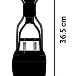 Flamingo Poepschep Easy Scoop Zwart/grijs M 12x10x36,5cm -Blaf Miauw Verkoopwinkel 65e8d9767effb98fbad488b3af3cfd5c14923e911f5c28dc078d2bc831bd8c71