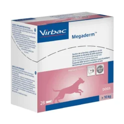 Virbac Megaderm Monodose 28X8ml -Blaf Miauw Verkoopwinkel 66ab30e36b69130967c38ab7a4247b000b17b87c