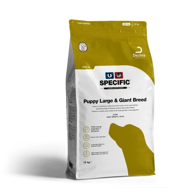 Specific Cpd-Xl Puppy Large & Giant Breed – Hondenvoer – 12kg 1 Specific Cpd-Xl Puppy Large & Giant Breed – Hondenvoer – 12kg
