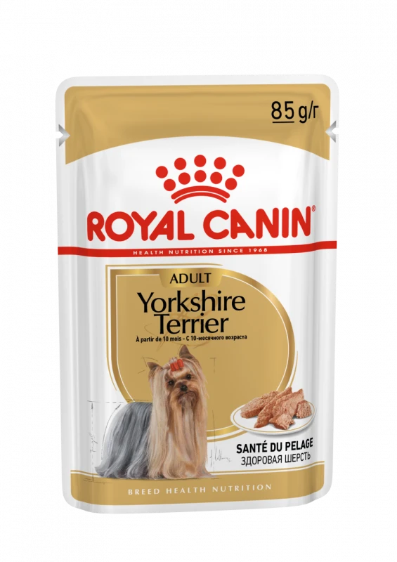Royal Canin Yorkshire Terrier Adult Natvoer Hond 12x 85g 1 Royal Canin Yorkshire Terrier Adult Natvoer Hond 12x 85g