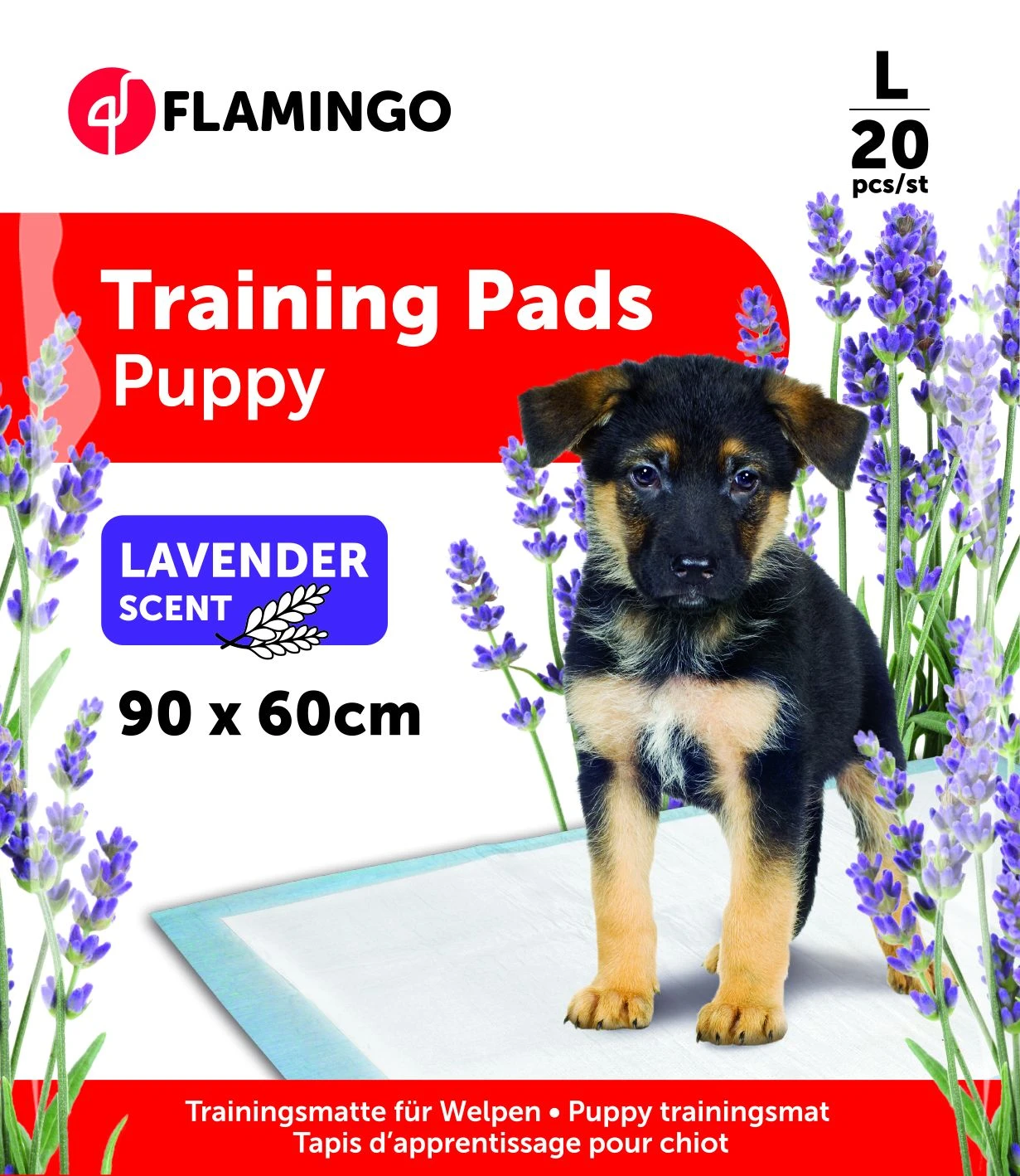 Flamingo Trainingsmat Pady L 20st Lavendel 90x60cm 1 Flamingo Trainingsmat Pady L 20st Lavendel 90x60cm