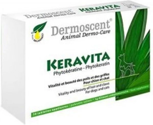 Dermoscent Keravita Hond Kat 30Tabl 2 Dermoscent Keravita Hond Kat 30Tabl - Afbeelding 2