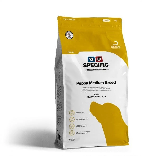Specific Cpd-M Puppy Medium Breed – Hondenvoer – 7kg 1 Specific Cpd-M Puppy Medium Breed – Hondenvoer – 7kg