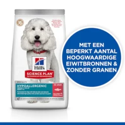 Hill's Science Plan Hypoallergenic Medium Hond Met Zalm 14kg -Blaf Miauw Verkoopwinkel Hills Science Plan Hypoallergenic Medium Hond 1 NL