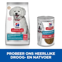 Hill's Science Plan Hypoallergenic Small & Mini Hond Met Zalm 1,5kg 11 Hill's Science Plan Hypoallergenic Small & Mini Hond Met Zalm 1,5kg -Blaf Miauw Verkoopwinkel Hills Science Plan Hypoallergenic Small Mini Hond 4 NL 1