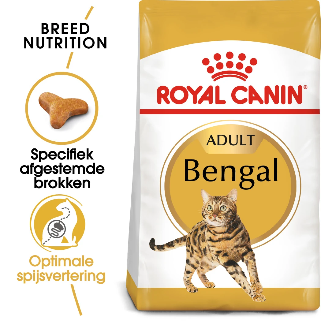 Royal Canin Bengal Adult Kattenvoer 2kg 2 Royal Canin Bengal Adult Kattenvoer 2kg - Afbeelding 2