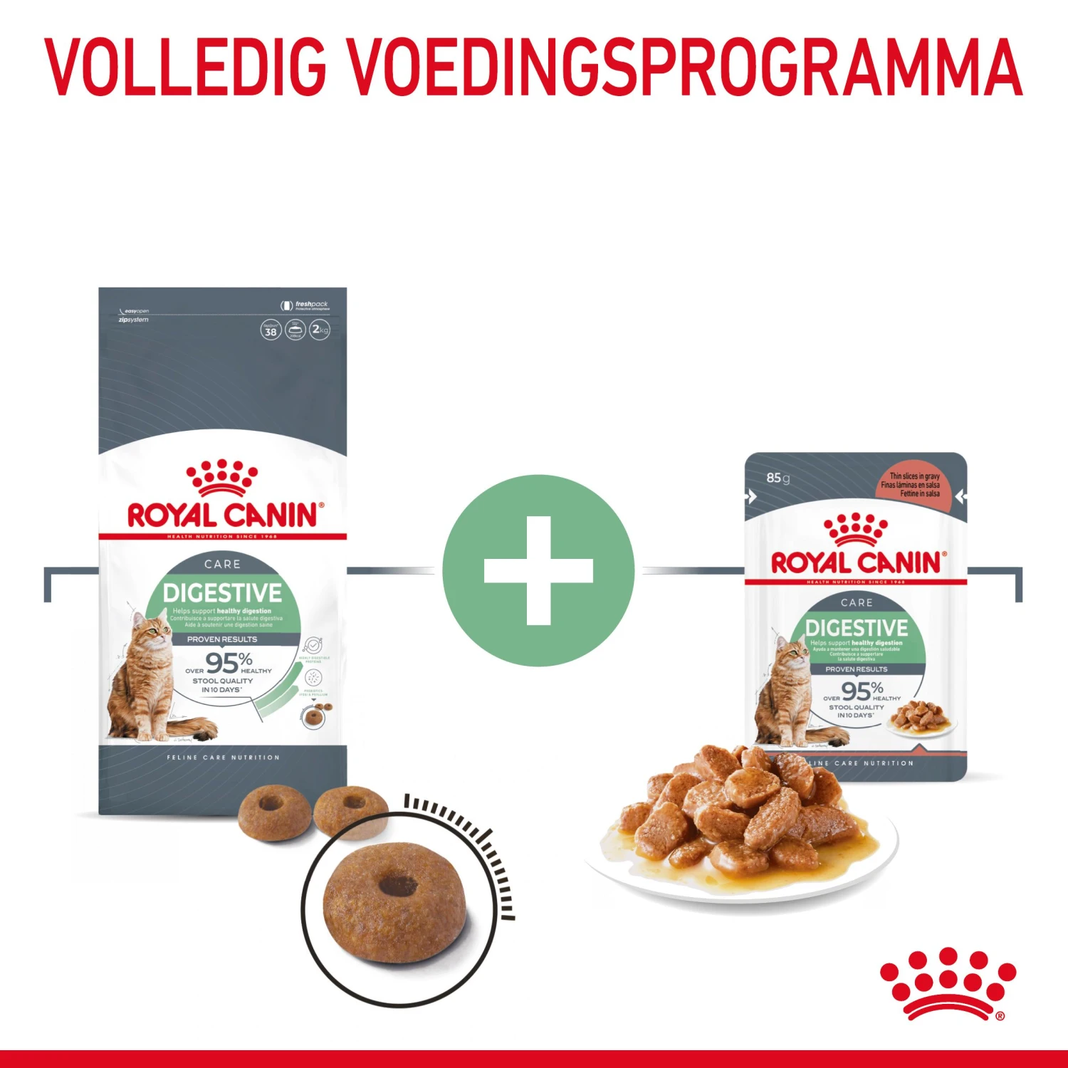 Royal Canin Digestive Care Natvoer In Gravy Kattenvoer 12x85g 5 Royal Canin Digestive Care Natvoer In Gravy Kattenvoer 12x85g - Afbeelding 5