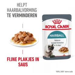 Royal Canin Hairball Care Natvoer In Gravy Kattenvoer 48x85g -Blaf Miauw Verkoopwinkel Royal Canin Hairball Care Gravy Kat NL 01
