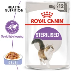 Royal Canin Sterilised In Jelly Kattenvoer 12x85g 7 Royal Canin Sterilised In Jelly Kattenvoer 12x85g -Blaf Miauw Verkoopwinkel Royal Canin Sterilised Jelly Kat NL 1 1