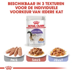 Royal Canin Sterilised In Jelly Kattenvoer 12x85g 10 Royal Canin Sterilised In Jelly Kattenvoer 12x85g -Blaf Miauw Verkoopwinkel Royal Canin Sterilised Jelly Kat NL 5