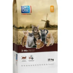 Carocroc Kat 3-Mix - Kattenvoer - 15 Kg