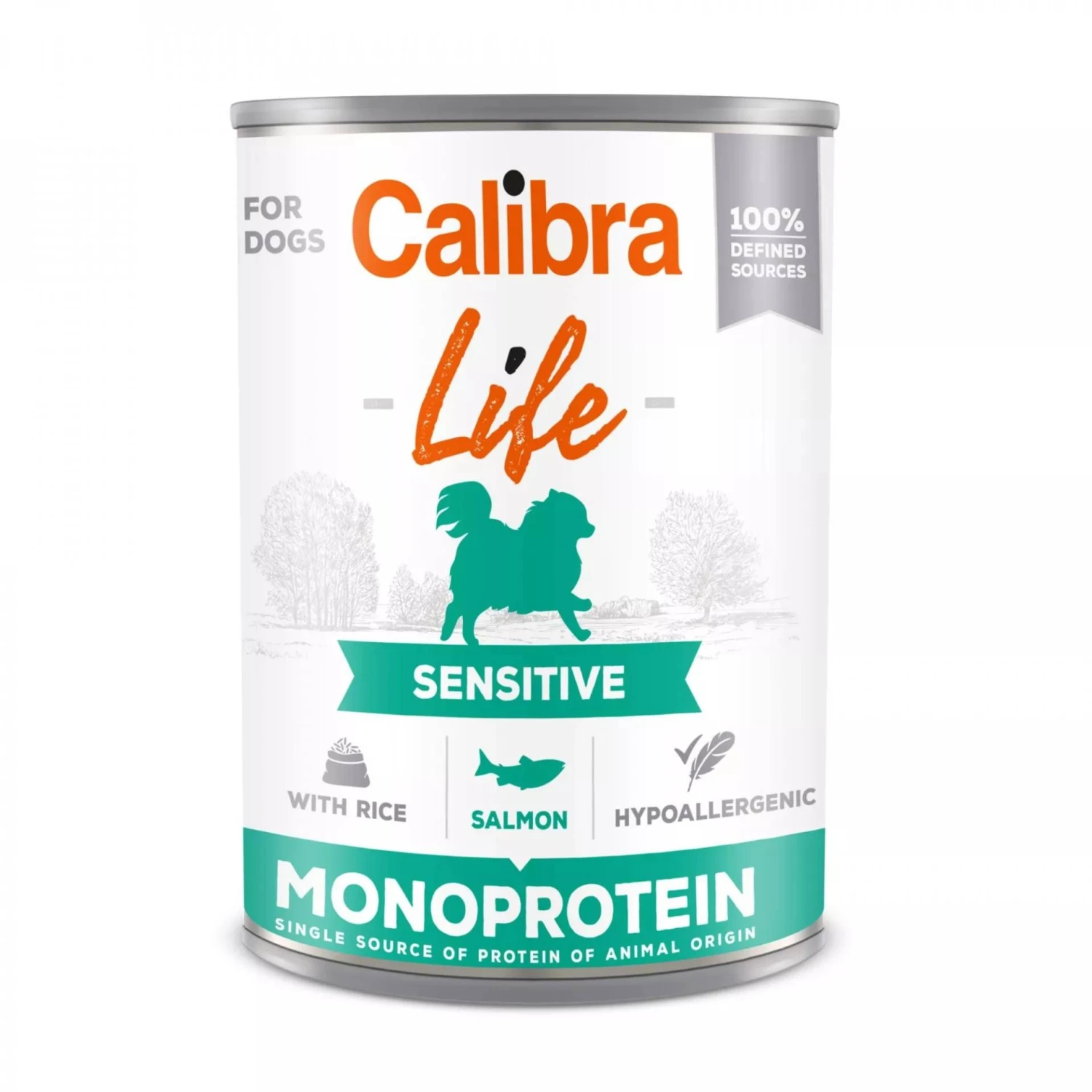 Calibra Life Adult Sensitive Monoproteïne Zalm Voor Honden 6x400gr 1 Calibra Life Adult Sensitive Monoproteïne Zalm Voor Honden 6x400gr