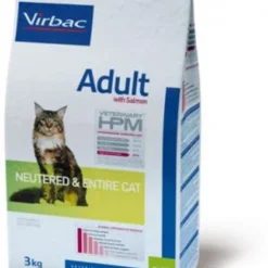 Virbac Veterinary Hpm Adult Neutered & Entire - Kattenvoer Met Zalm - 7kg