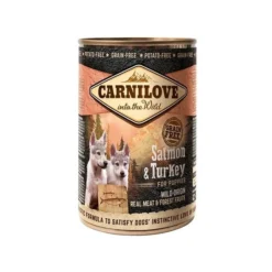 Carnilove Puppy Zalm & Kalkoen Hondenvoer 12x400g