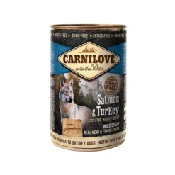 Carnilove Adult Zalm & Kalkoen Hondenvoer 12x400g