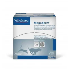 Virbac Megaderm Monodose 28X4ml -Blaf Miauw Verkoopwinkel megaderm 28 x 4 ml chats chiens 10 kg