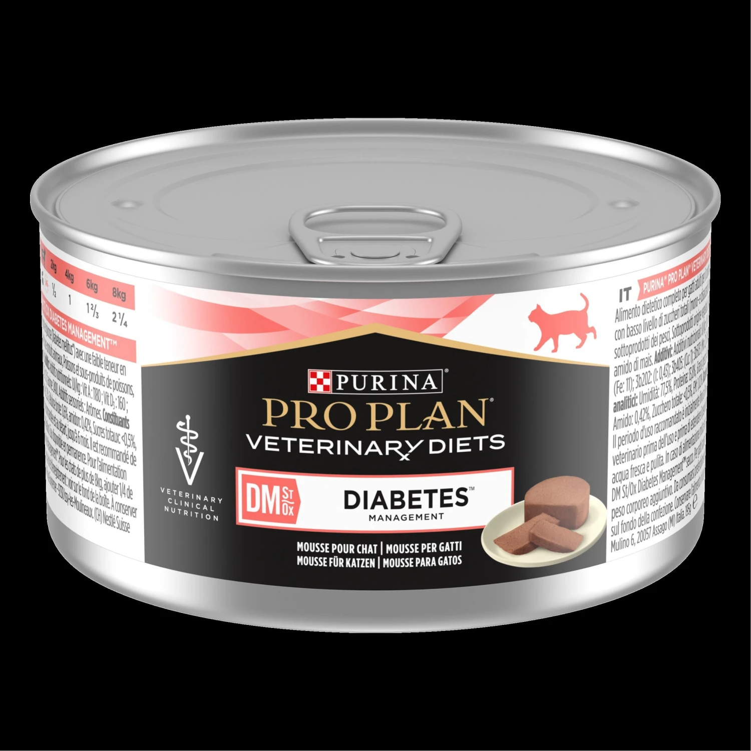 Purina Proplan Veterinary Diets Diabetes Management - Kattenvoer Blik - 24x195g 1 Purina Proplan Veterinary Diets Diabetes Management - Kattenvoer Blik - 24x195g
