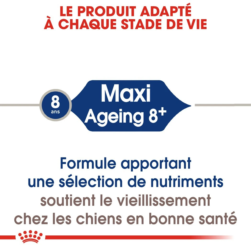 Royal Canin Maxi Ageing 8+ - Hondenvoer - 15kg 5 Royal Canin Maxi Ageing 8+ - Hondenvoer - 15kg - Afbeelding 5