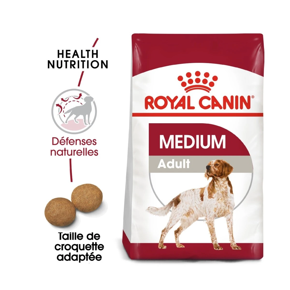 Royal Canin Medium Adult - Hondenvoer - 15kg 3 Royal Canin Medium Adult - Hondenvoer - 15kg - Afbeelding 3
